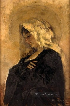 Joaquin Sorolla Painting - La Virgen Maria painter Joaquin Sorolla